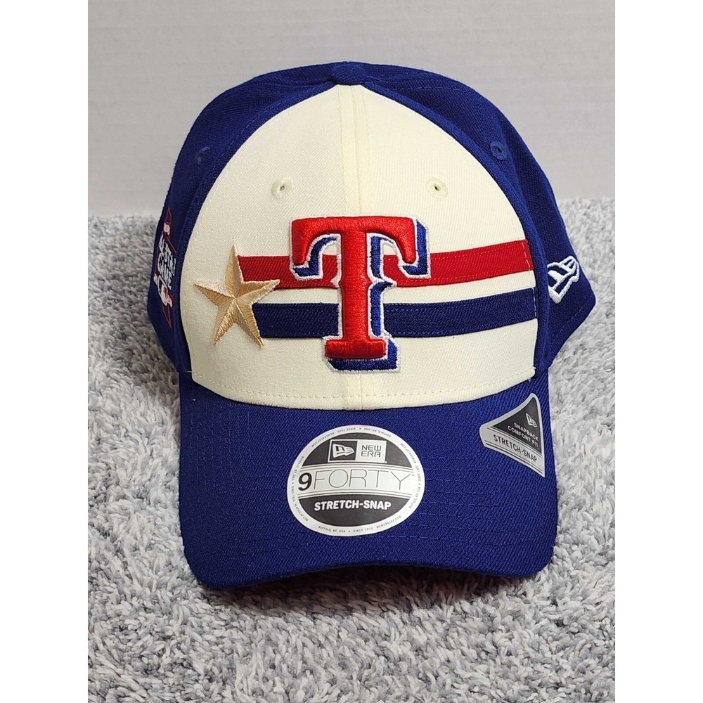 New Era 9Forty Texas Rangers MLB 2024 All Star Game Snapback Hat Cap Blue NWT